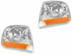DEPO Front Driver & Passenger Side Corner Light Set For 2001-2003 Ford F-150