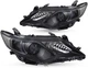 For 2012-2014 Toyota Camry Projector Black Housing Headlights lamps Left+Right