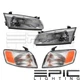 Corner Parking Signal Lamps Head Lamps Combo Set for 1997-1999 TOYOTA CAMRY