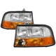 For 1998-2000 GMC Envoy Headlight Pair Driver and Passenger Side w/Bulbs For 1998-2000 GMC Envoy Headlight Pair Driver and Passenger Side w/Bulbs