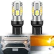 2X LED 7443 7440 Switchback Turn Signal Light DRL Bulbs For Toyota RAV4 4Runner