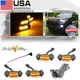 4X Raptor Style Amber Lens Grille LED Lights For Toyota Tacoma TRD Pro 2016-2019