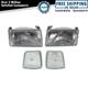 TRQ Lighting Kit Fits 1992-1996 Ford Bronco F-150 1992-1997 F-250 F-350