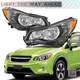 Headlight For Subaru Impreza 2012-2015& XV Crosstrek 2013-16 Halogen Left+Right