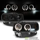 2001-2006 GMC Yukon XL Denali Sierra C3 [Black Smoke] Headlights+Bumper Lamps