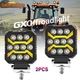 2x4'' Square LED Flood Front Lights fit John Deere 7230R 7250R 7260R 7270R 8360R