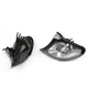 Crystal Clear Euro Corner Lights w/ Silver Trim for 02~05 BMW E46 3-Series 4DR