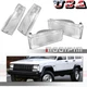 Fit 1984-1996 Jeep Cherokee Clear Corner Signal Lights+Bumper Lamps Left+Right
