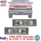 Turn Signal Lights Lens and Housing LH & RH For 1990-1993 Chevy & GMC C/K Series