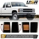 SMOKE Corner Light w/ Amber LED 4pc For 88-93 Chevy C/K 1500 PickUp / Suburban