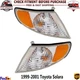 Front Corner Light W/ bulbs Driver and Passenger Side For 1999-01 Toyota Solara