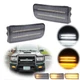 Clear Sequential Amber LED DRL Front Signal Lights For Toyota 1999-2002 4Runner