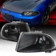 Black Fit 1992-1995 Honda Civic Corner Lights Turn Signal Lamps Left+Right 92-95