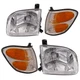 Left Right Headlight Corner Light Set For 01-04 Toyota Sequoia Tundra Halogen