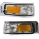 Corner Lights FO2551132 FO2550132 Set 2 pc for 95-97 Lincoln Town Car Base