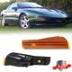2X Amber Lens Front Bumper Signal Lights For 1993-1997 Pontiac Firebird Trans Am