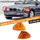 For BMW 3 Series E46 Sedan 1999-2001 Amber Turn Signal Corner Light Lamp Cover
