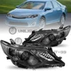 For 2012 2013 2014 Toyota Camry Sedan Black Clear Corner Projector Headlights 