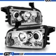 For 06-10 Dodge Charger LED Halos Projector Chrome Replacement Headlights Pair