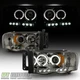 Smoked 2002-2005 Dodge Ram 1500 03-05 2500 3500 Halo Projector Headlights Light
