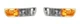 For 1998-2000 Toyota RAV4 Front Parking Signal Light Lamp PAIR L+R