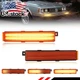 2X Amber LED Bumper Parking Signal Lights For 1982-1996 Oldsmobile Cutlass Ciera