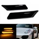 2x Smoke Lens Amber LED Side Marker Light For Porsche Boxster/Cayman/Carrera 911