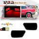 2x Smoked Red LED Rear Bumper Side Marker Signal Lights For 1997-2001 Honda CR-V