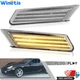 Clear Lens LED Turn Signal Side Marker Lights For 05-12 Porsche 911 997 Carrera