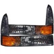 ANZO 511041 FITS: 2000-2004 Ford Excursion Euro Parking Lights Smoke w/ Amber Re