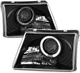 Fit 1998-2000 Ford Ranger Projector Halo Black Pair Head Light Lamp Assembly L+R