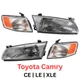 Halogen Headlight Kit For 1997-1999 Toyota Camry Driver & Passenger Side 4-pc