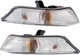 CAPA For 2015-2017 Mustang Parking Light Clear Plastic SET PAIR