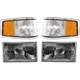Corner Light Lamp  Left-and-Right Left & Right for Lincoln Town Car 1990-1994