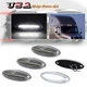 5X White LED Clear Front Raised Roof Marker Lights For 08+ Freightliner Cascadia