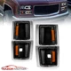 1994-1998 For Chevy C/K 1500/2500/3500 4 PCS Amber Corner Side Marker Lights