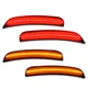 Smoke/Black LED Front Rear Side Marker Light Set For Chrysler 300 300C/S 15-23 Smoke/Black LED Front Rear Side Marker Light Set For Chrysler 300 300C/S 15-23