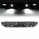 Rear Step Bumper W/ LED Lights&Winch Plate & Parking Sensors For Ford F150 15-20