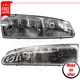 New Headlight set of 2 pieces halogen clear lens for 1996-1997 Mercury Cougar