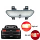 JDM Dual Mode led Rear Center Brake Tail Lamp w/wire bulb For Ford Mustang 18-19