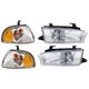 Fits Subaru Legacy 1997-1999 Front Headlights and Turn Signal Corner Lamps Kit