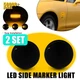 2Set-Smoked Lens LED Front Fender Marker Signal Lights For 1989-2015 Mazda MX-5