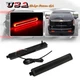 Smoke LED Rear Bumper Reflector Brake Signal Lamp For Buick Cadillac CTS Enclave