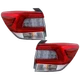  Driver and Passenger Side, Outer Tail Light For Subaru Impreza 2020-2022