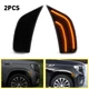 2x For 2021-2022 Cadillac Escalade ESV LED Smoked White Bumper Side Marker Light