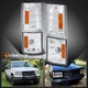 Fits 1994-1998 GMC Yukon Sierra C/K C10 Clear Turn Signal Corner Lights Lamp 4PC