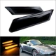 For 05-12 Porsche 911 Carrera Smoke Len Amber LED Turn Signal Side Marker Lights