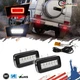 For 1986-18 Mercedes G Class W463 Smoked Lens LED Rear Bumper Reverse Fog Lights
