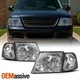 4Pcs Chrome For 2002-2005 Ford Explorer 4Door Headlights w/ Corner Signal Pair