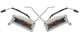 OER Park Lamp Housing Set With Connectors For 1969 Dodge Dart